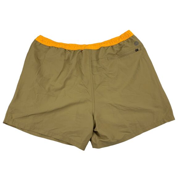 Marmot Mens Juniper Springs 5" Two-Toned Drawstring Shorts Khaki XL - Picture 4 of 4
